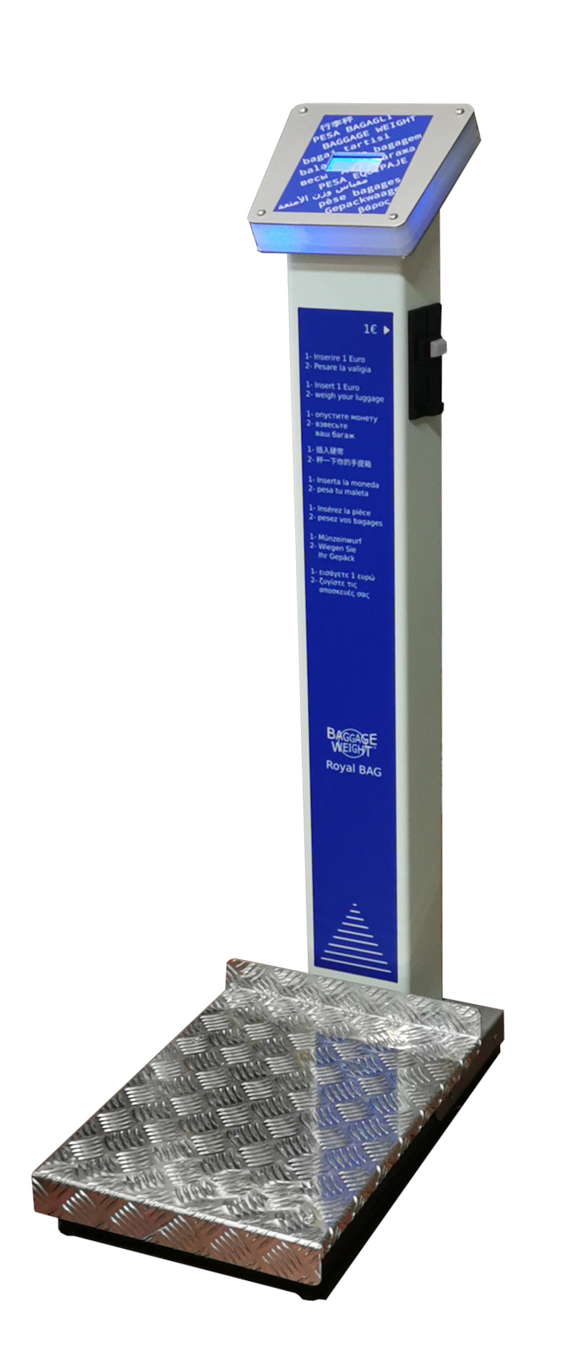 Royal Bag professional luggage weighing scale with steel platform